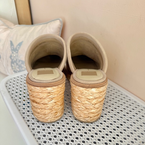 Dolce Vita platform Camdin Raffia size 10 worn once - Picture 5 of 8